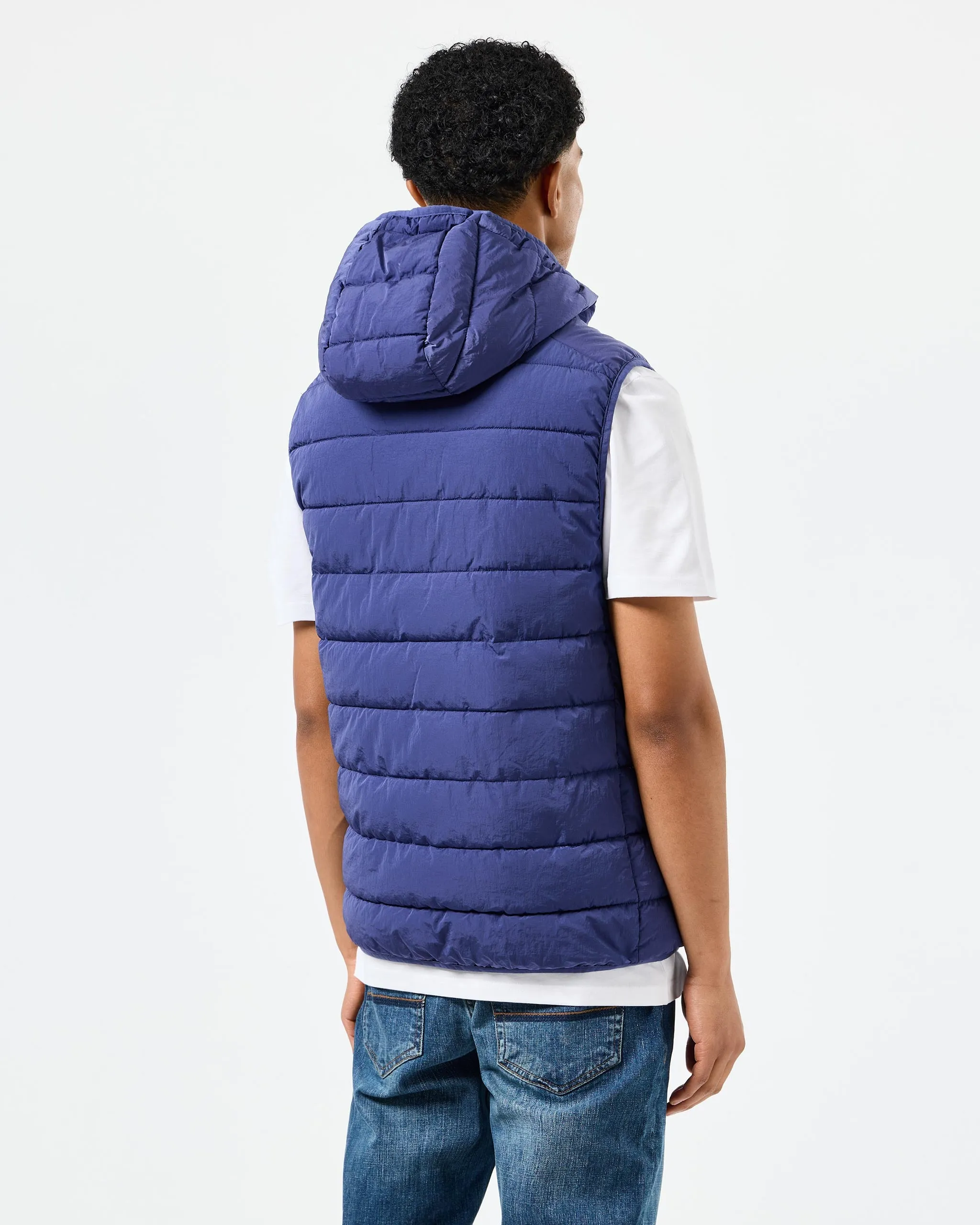 Toronto Hooded Gilet Bright Navy