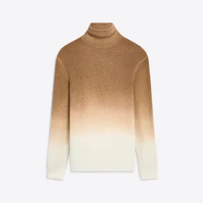 Turtle Neck Dip Dyed Ombre Sweater