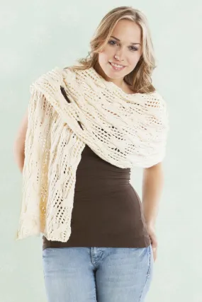 Twisted Lattice Shawl