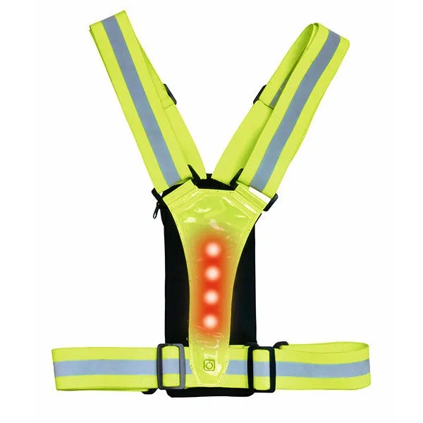 Ultimate Performance Reflective LED Running Vest & Phone Carrier