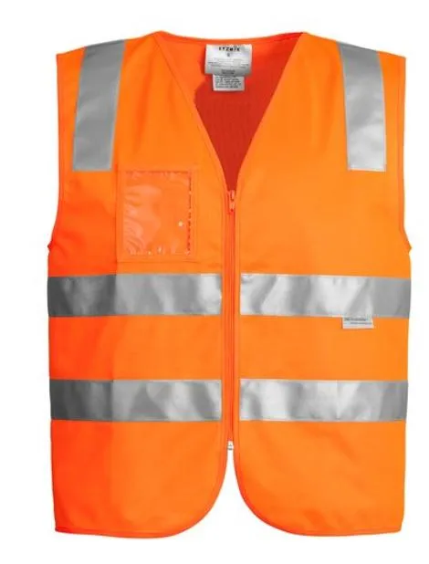 Unisex Hi Vis Full Zip Vest