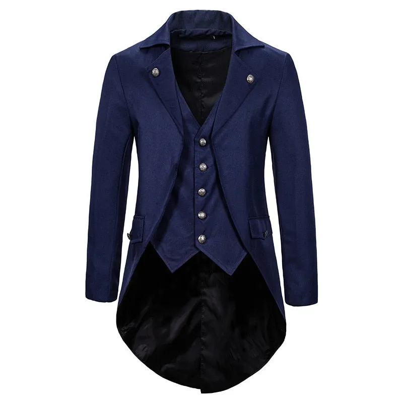 Victorian Style Men Notch Lapel Coats