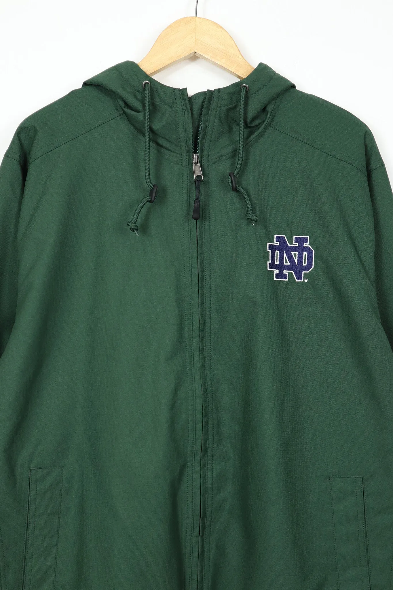 Vintage Notre Dame Hooded Jacket