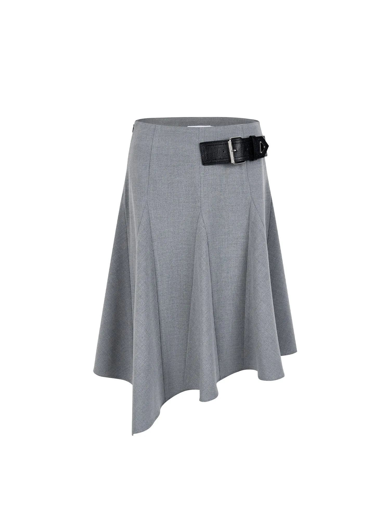 WESAME LAB WOMEN'S PLEATED SKIRT IS IRREGULAR