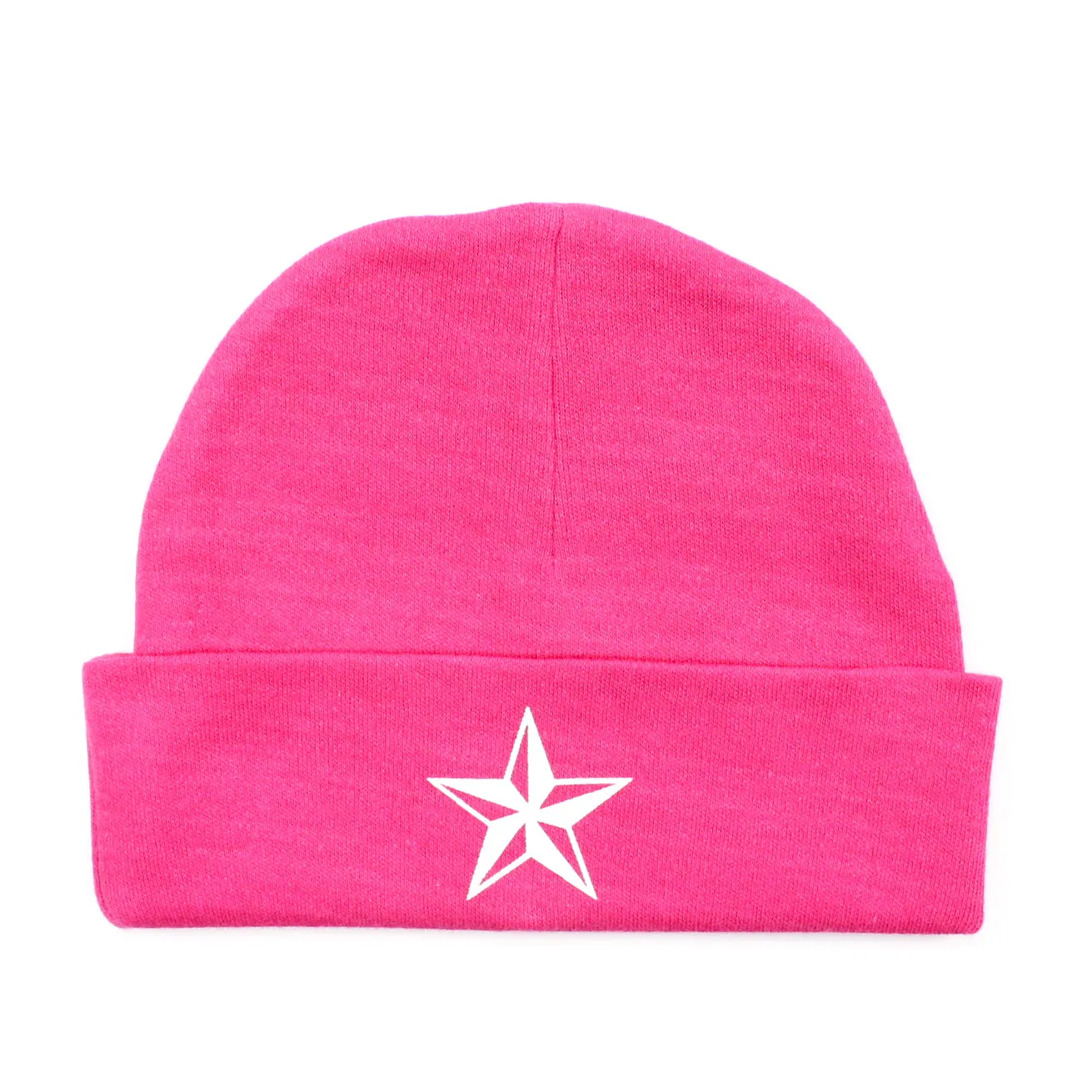 White Star Infant Baby Beanie Cap