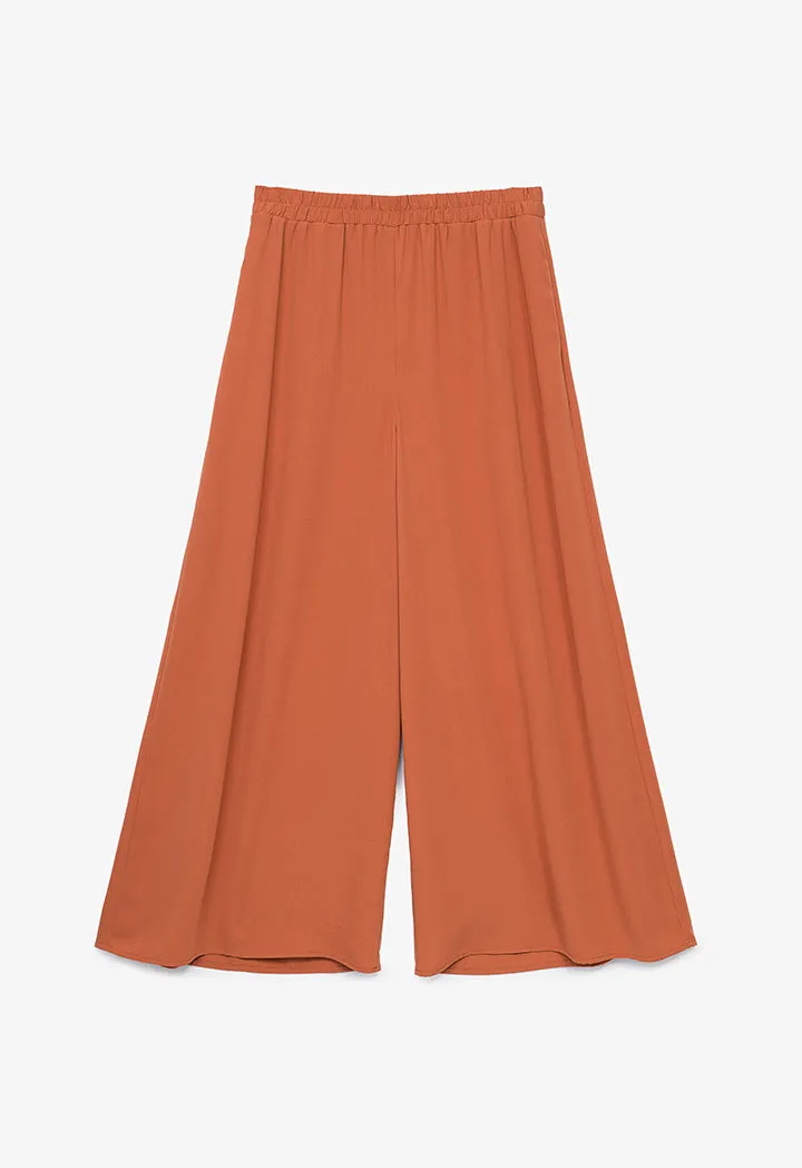 Wide Leg Solid Culottes