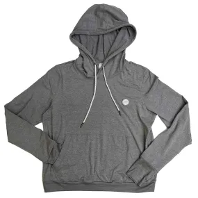 Women's Performance Tech Hoodie - Heather Classic Gray/Light Gray Embroidered Gazelle Patch